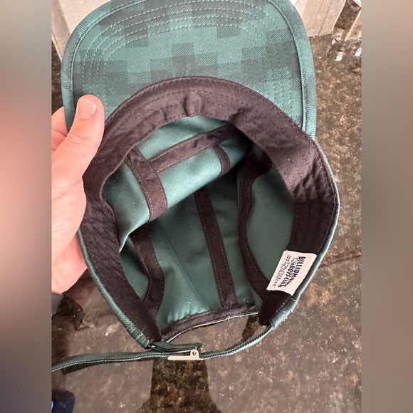 Billionaire Boys Club Teal Green Plaid Five-Panel Camp Cap - Picture 6 of 9